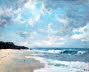 Ann_Longworth_Seagulls_on_the_beach_oil