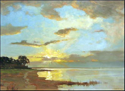Dawn_over_Knysna_Lagoon_pastel 46x61cm